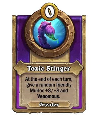 Toxic Stinger card