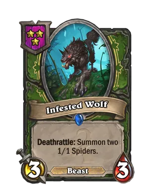 Infested Wolf card render