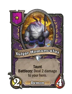 Vulgar Homunculus card render