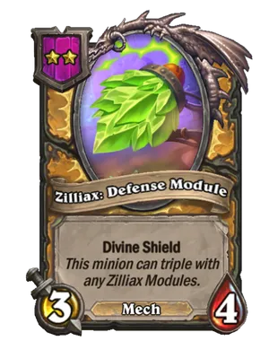 Zilliax: Defense Module card render