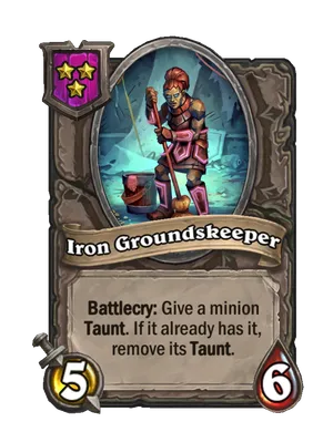 Iron Groundskeeper card render
