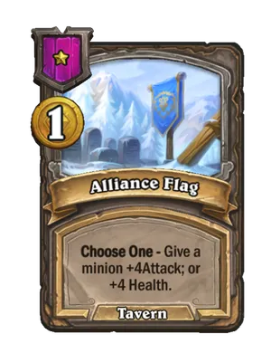 Alliance Flag card render