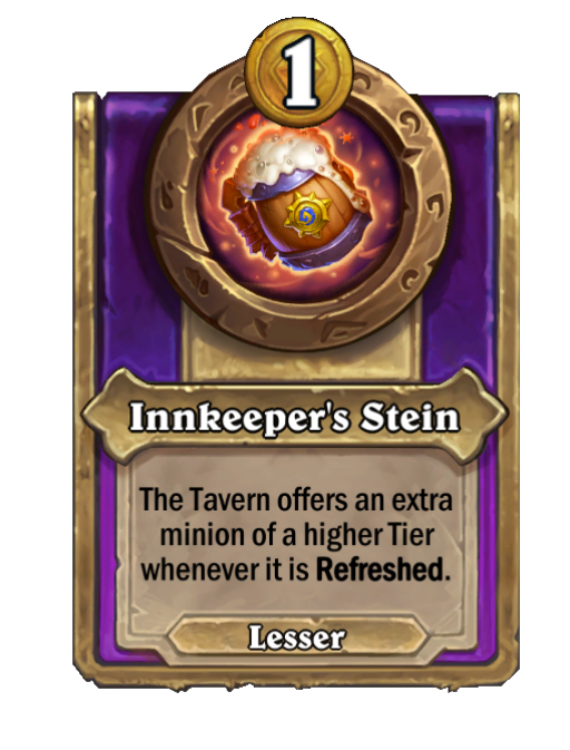 Innkeeper's Stein — Trinket — Hearthstone Battlegrounds card