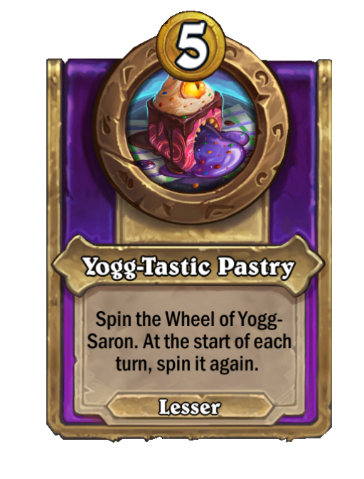 Yogg-Tastic Pastry — Trinket — Hearthstone Battlegrounds card