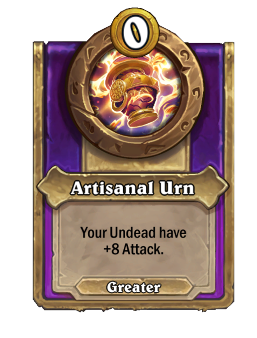 Artisanal Urn — Trinket — Aura — Hearthstone Battlegrounds card