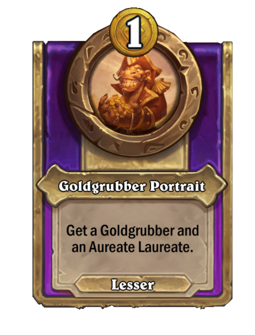 Goldgrubber Portrait — Trinket — Hearthstone Battlegrounds card