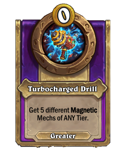 Turbocharged Drill — Trinket — Hearthstone Battlegrounds card