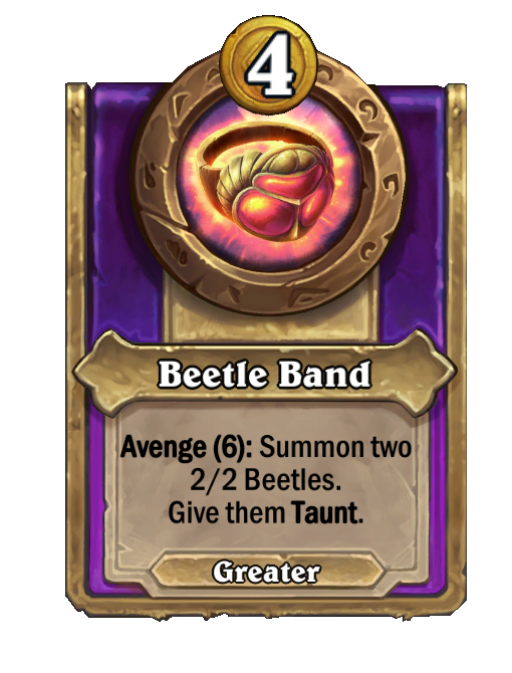 Beetle Band — Trinket — Avenge — Hearthstone Battlegrounds card