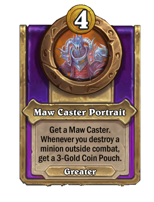 Maw Caster Portrait — Trinket — Hearthstone Battlegrounds card