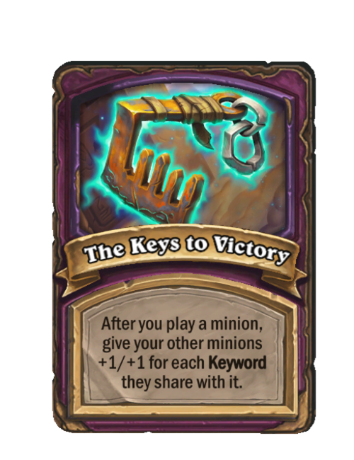 The Keys to Victory — Anomaly — Hearthstone Battlegrounds card