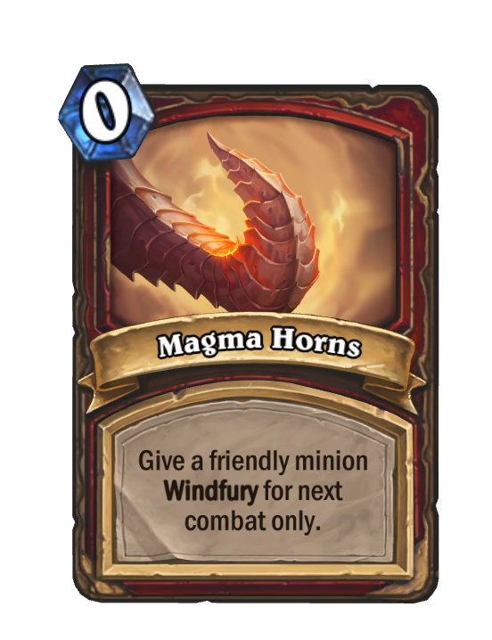 Magma Horns — Spell — Hearthstone Battlegrounds card