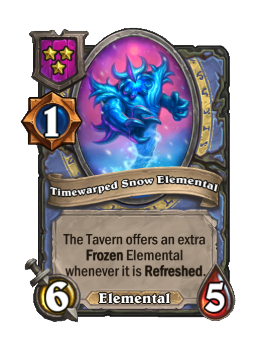 Timewarped Snow Elemental