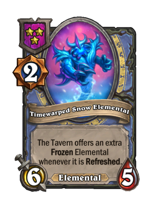 Timewarped Snow Elemental