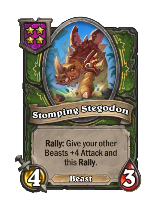 Stomping Stegodon