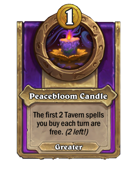 Peacebloom Candle