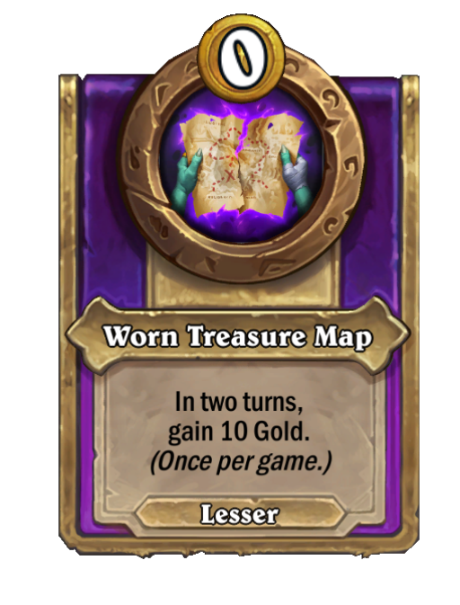 Worn Treasure Map