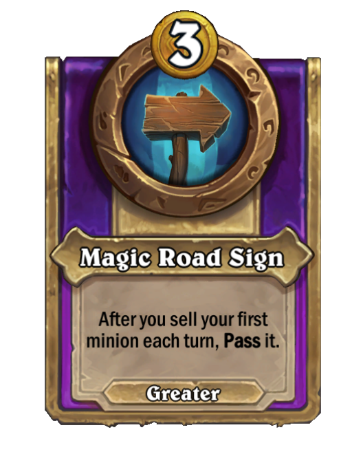 Magic Road Sign