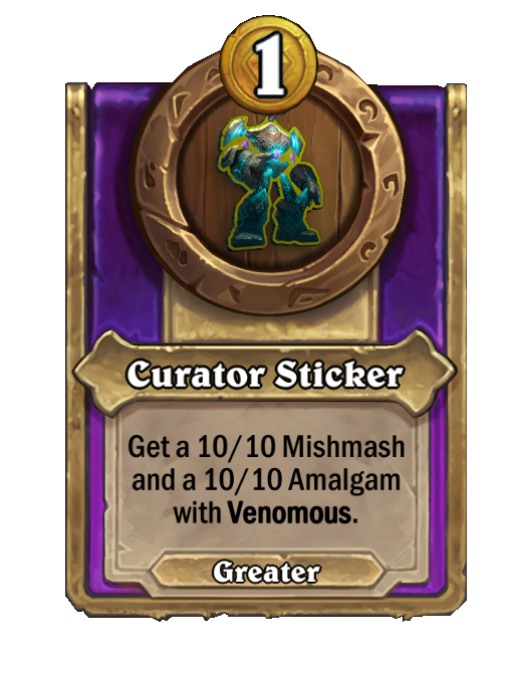 Curator Sticker