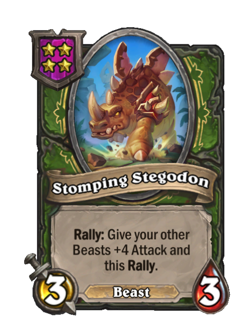 Stomping Stegodon