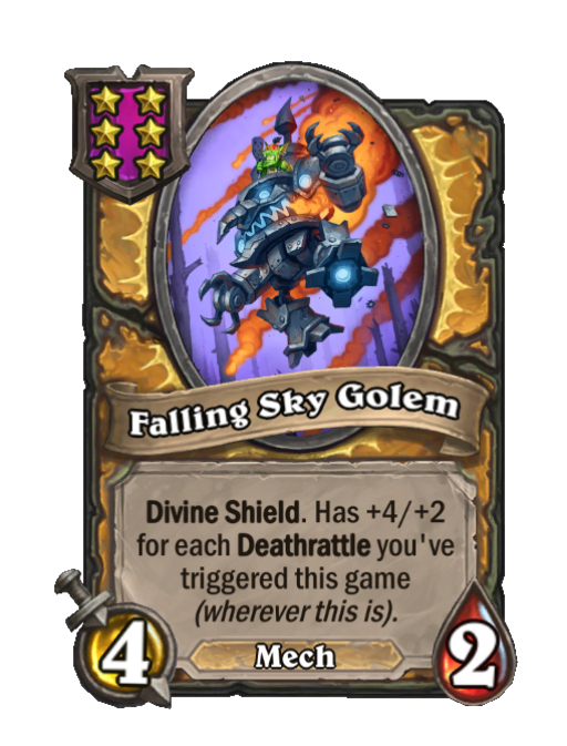 Falling Sky Golem