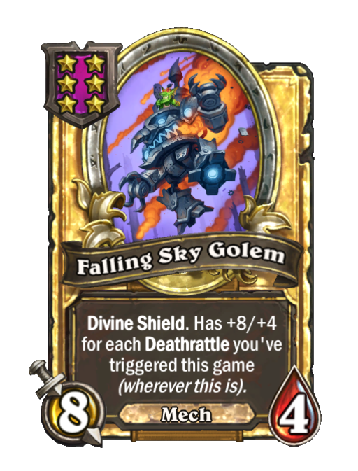 Falling Sky Golem