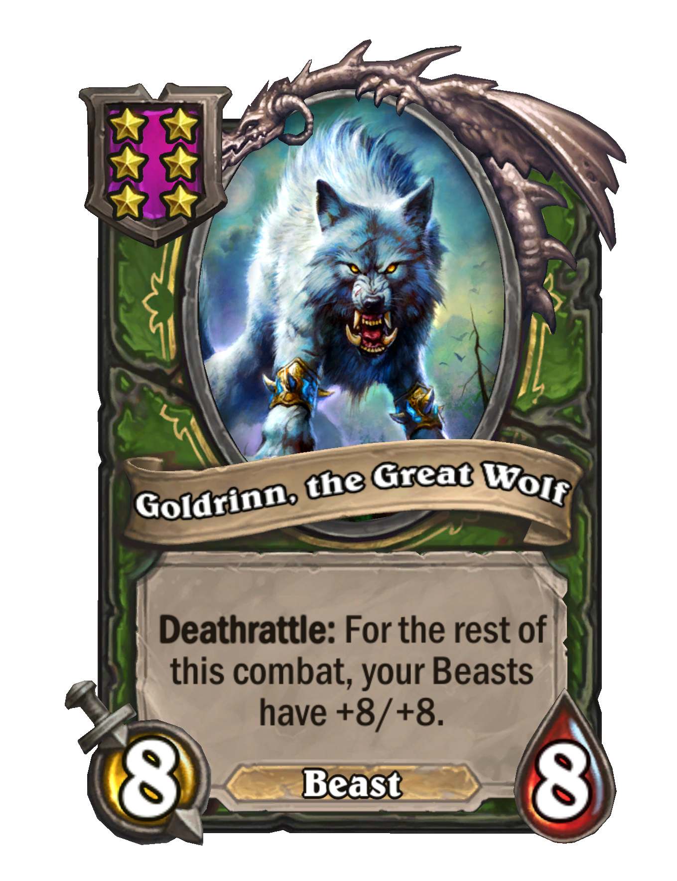 Goldrinn, the Great Wolf